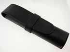 Black PU Leather Pen Carry Travel Case Single Brand NEW  