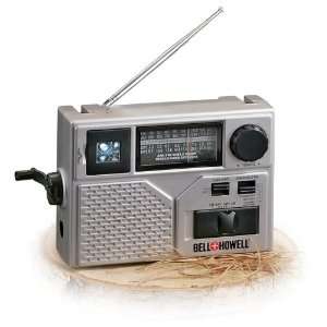  Bell & Howell® Crank AM / FM / Shortwave Radio 