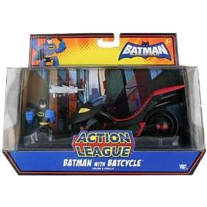  Batman Action League [Batman with Batcycle]: Toys & Games