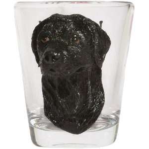  Black Labrador Retriever Shot Glass: Kitchen & Dining