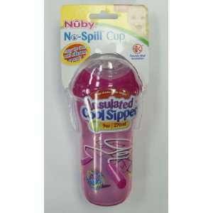  Nuby BPA FREE No Spill Insulated Cool Sipper Cup   9 oz 