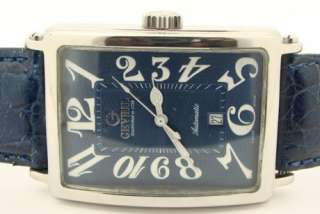 Gevril Avenue of Americas Date Ltd Ed Blue Auto Watch  