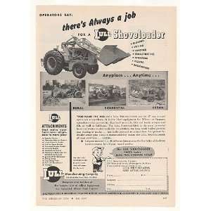    1952 Lull Shoveloader Tractor Loader Print Ad: Home & Kitchen