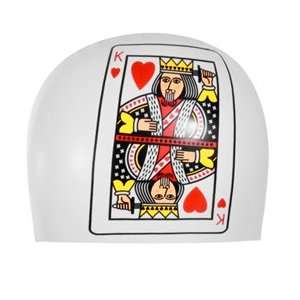  Sporti King of Hearts Silicone Cap Adult Caps Sports 