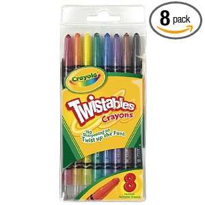Crayola  Twistable Crayons, Eight Colors, Eight per Set    Sold as 2 