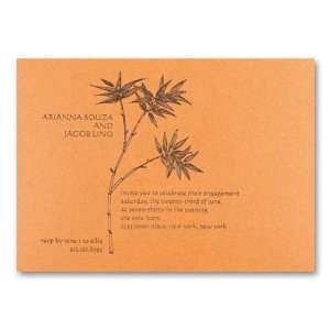  Bamboo Wedding Announcements 