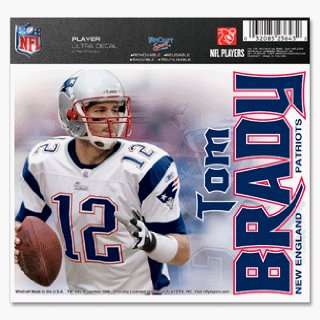  Tom Brady Patriots Static Cling Decal *SALE*: Sports 