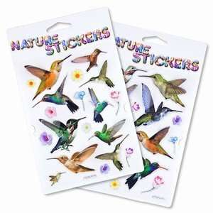  Hummingbird 3D Nature Stickers Assortment Pack of 2 