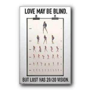  Bcreative Love Is Blind Lust 20/20 Poster 22.5X34 9023 