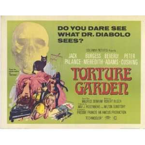 Torture Garden Movie Poster (22 x 28 Inches   56cm x 72cm) (1967) Half 