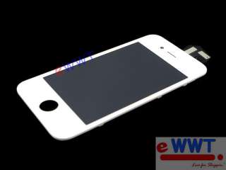 Full Assembly LCD Screen w/ Touch Digitizer White +Tools for iPhone 4 
