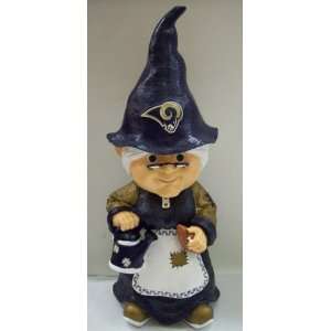  St. Louis Rams NFL Female Garden Gnome: Sports & Outdoors