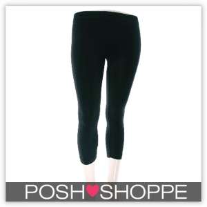   Clothing Leggings Capri Quality Sexy OneSize 1X2X3X BLK BRN B07  