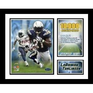   San Diego Chargers NFL Framed 10,000 Rushing Yards Milestone Collage
