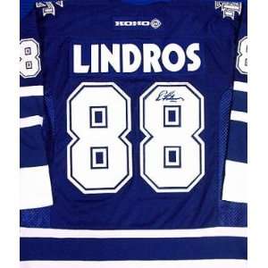  Signed Eric Lindros Jersey   (Toronto Maple Leafs): Sports 