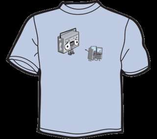 iPOD LAUGH AT BOOMBOX T Shirt funny vintage threadless  