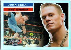 JOHN CENA 06 WWE TOPPS CHROME REFRACTOR CARD!  