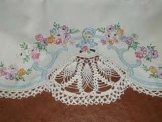 The BEST Southern Belle Emb Crochet Pillowcases Pattern  