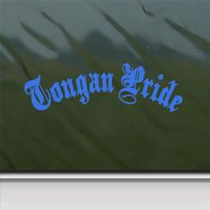  Tongan Pride Blue Decal Car Truck Bumper Window Blue 