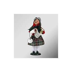 Byers Choice Caroler Family with Bells: Girl: Home 