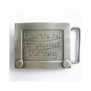  Etch A Sketch Belt Buckle 