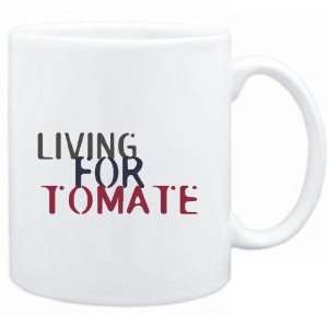  Mug White  living for Tomate  Drinks