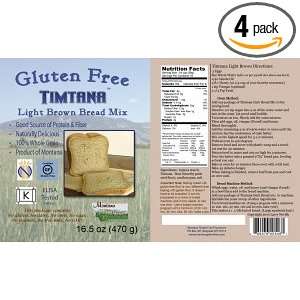 Gluten Free Light Brown Bread Mix   4: Grocery & Gourmet Food