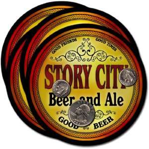  Story City, IA Beer & Ale Coasters   4pk 