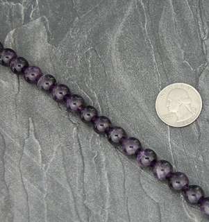   is for one strand of amethyst stone beads the bead strands measure