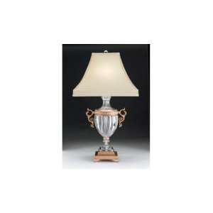  Schonbek Dynasty French Gold Finish Crystal Table Lamp 