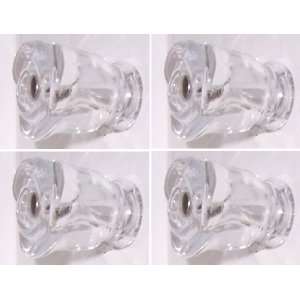  CRYSTAL ROSE KNOB PULLS in LOTS OF FOUR (4) plus the Perfect 