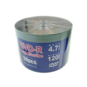    200pcs LightScribe DVD R 16x Blank Disc Printable Electronics