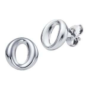  Inspired Sterling Silver O Earrings: Glitzs: Jewelry