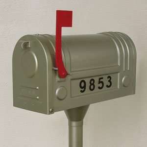  Ecco E3YPKG Galvanized Steel Post Mounted Modern Mailbox 