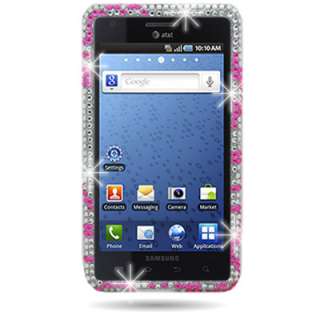 Bling Cover Pink Lace Case   Samsung Infuse 4g Phone  