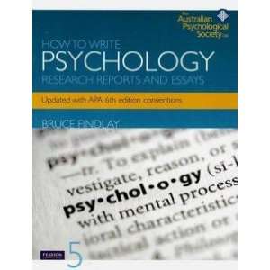  How to Write Psychology Research Reports and Essays 