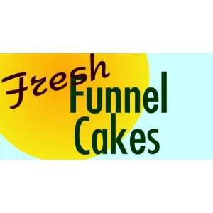  3x6 Vinyl Banner   Funnel Cakes: Everything Else