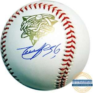  Timo Perez Autographed 2000 World Series Baseball Sports 