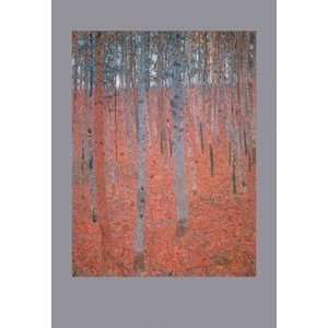  Beech Forest   12x18 Framed Print in Black Frame (17x23 