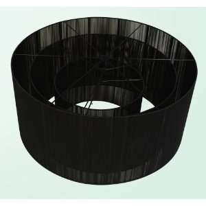 Bethel Et200B   Black Silk String Shade Only To Be Retrofit   Medium