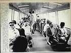 1972 oakland california first ride in bay area rapid transit car press 