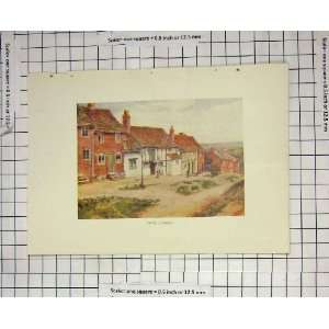    COLOUR PRINT VIEW ABOVE BEWDLEY STREET HOUSES: Home & Kitchen