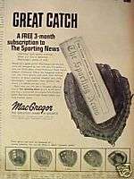 1969 MacGregor Baseball Gloves Catcher Fielders Mitts Sports Print AD 