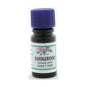  Tiferet Aromatherapy Blue Glass Aromatic Oils, Sandalwood 