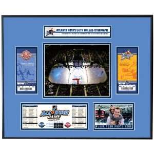 2008 NHL All Star Game Ticket Frame   Two Tickets  Sports 