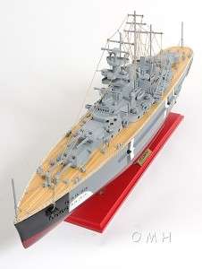 Bismarck Battleship Wooden Built Model Ship 30 Boat  