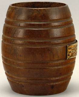 05768 Treen Barrel From HMS Iron Duke 1912 1948  