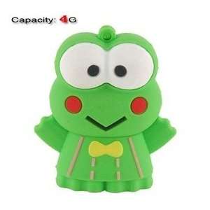  4GB Lovely Frog Shape Flash Drive (Green): Electronics