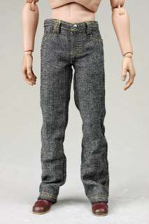mc0183 Black Relaxed Straight Jeans Denim for 1/6 Figure HT Dragon DID 