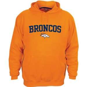  Denver Broncos Orange Big Break Hooded Sweatshirt Sports 